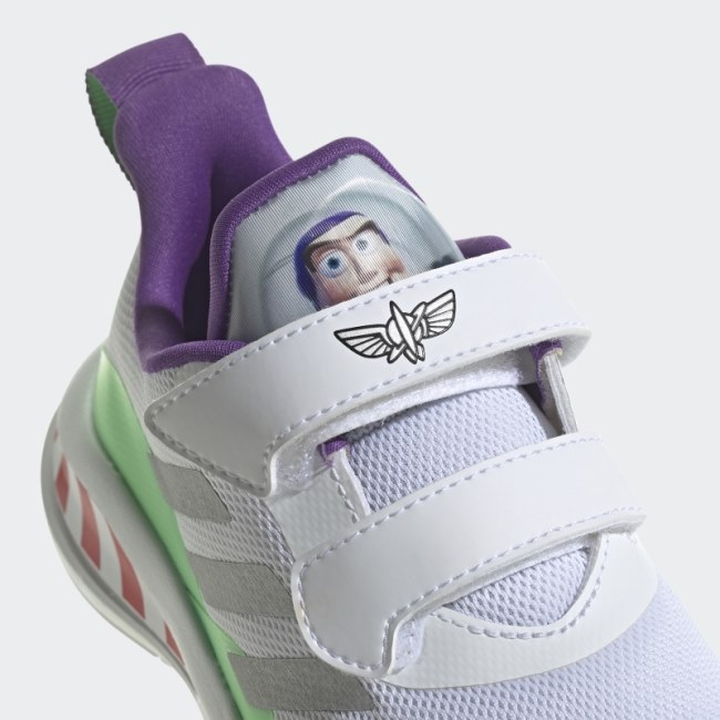 White Adidas x Disney Pixar Buzz Lightyear Toy Story Fortarun Shoes Fashion