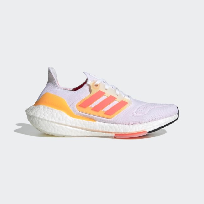 White Adidas ULTRABOOST 22 SHOES