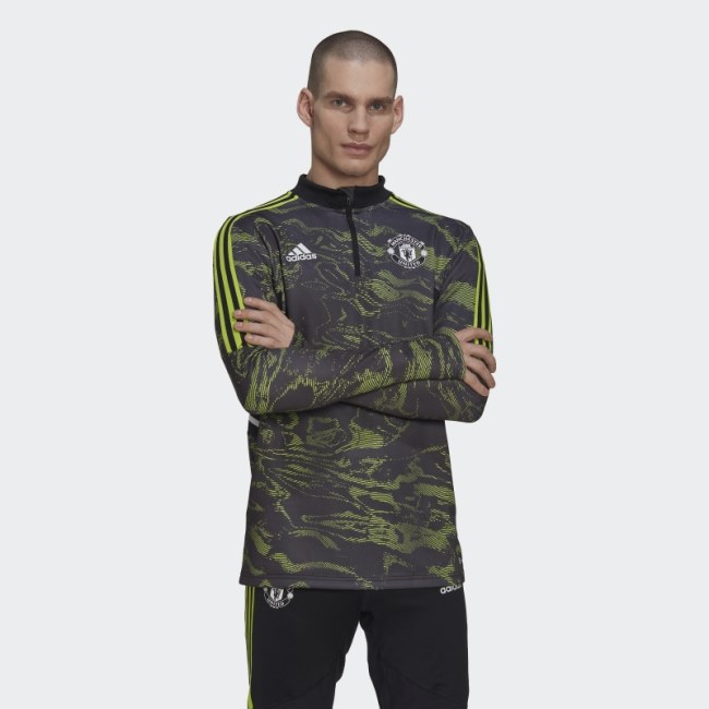 Adidas Manchester United Condivo 22 Training Top Slime