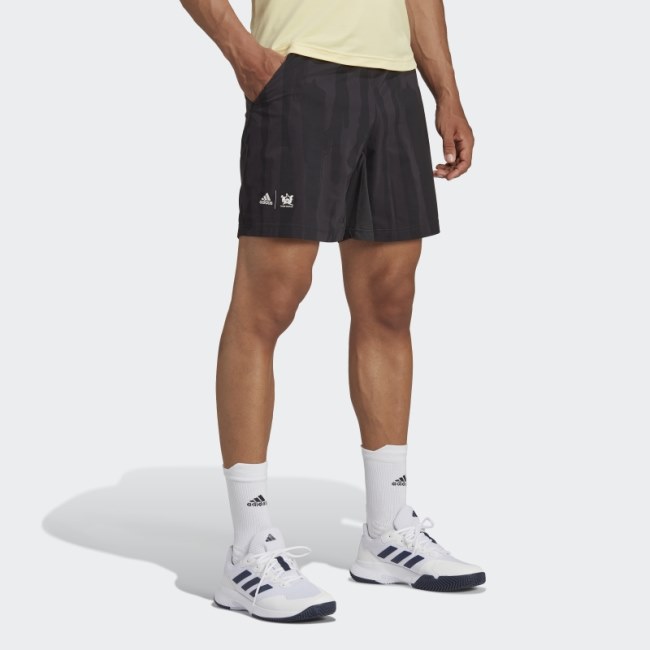Carbon Tennis New York Graphic Shorts Adidas