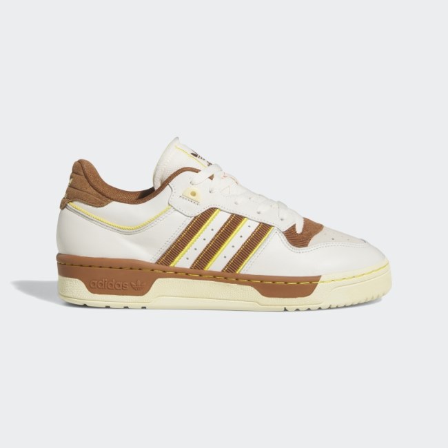 Stylish Yellow Adidas Rivalry Low 86 Shoes