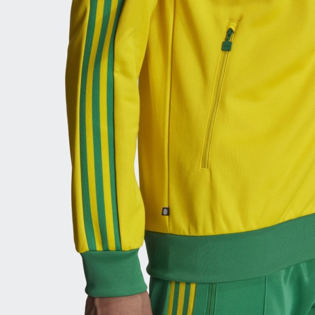 Adidas Yellow Beckenbauer Track Jacket