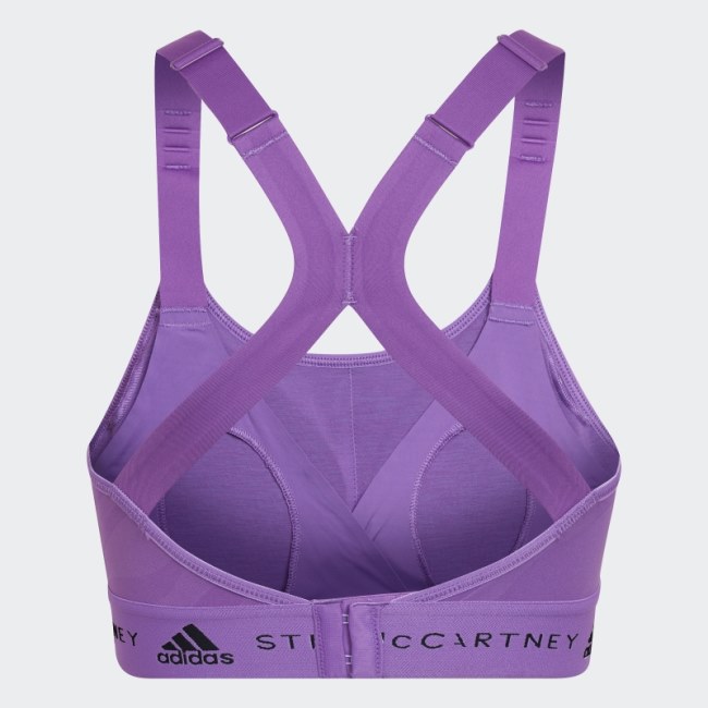 Purple Adidas by Stella McCartney High Support Maternity Nursing Bra Fashion