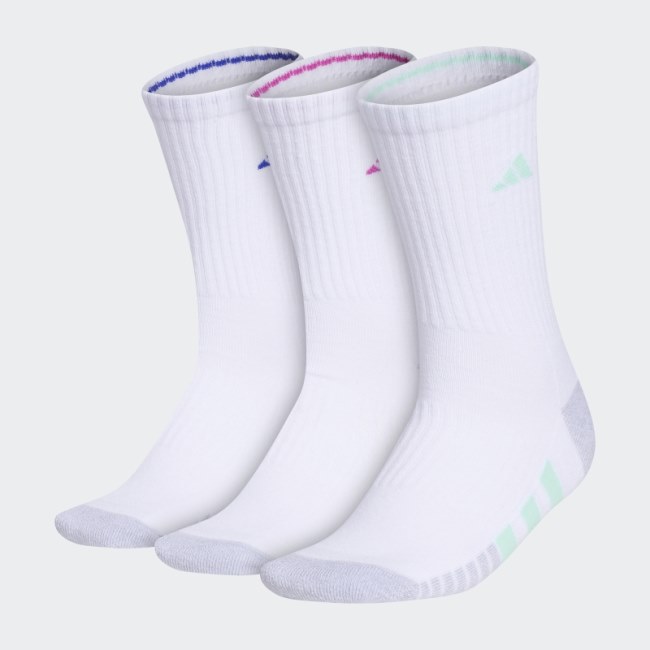 Adidas Cushioned Crew Socks 3 Pairs Mint