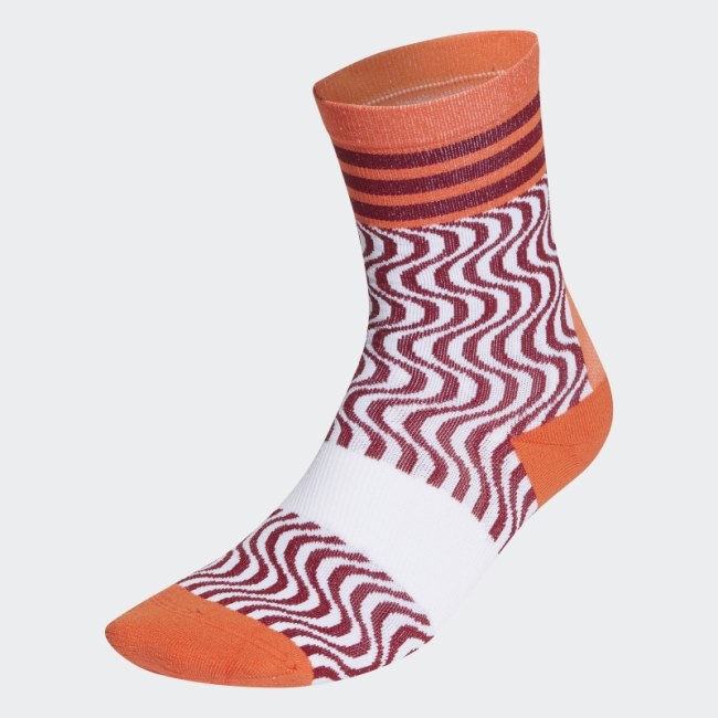 Adidas by Stella McCartney Crew Socks Hot Burgundy