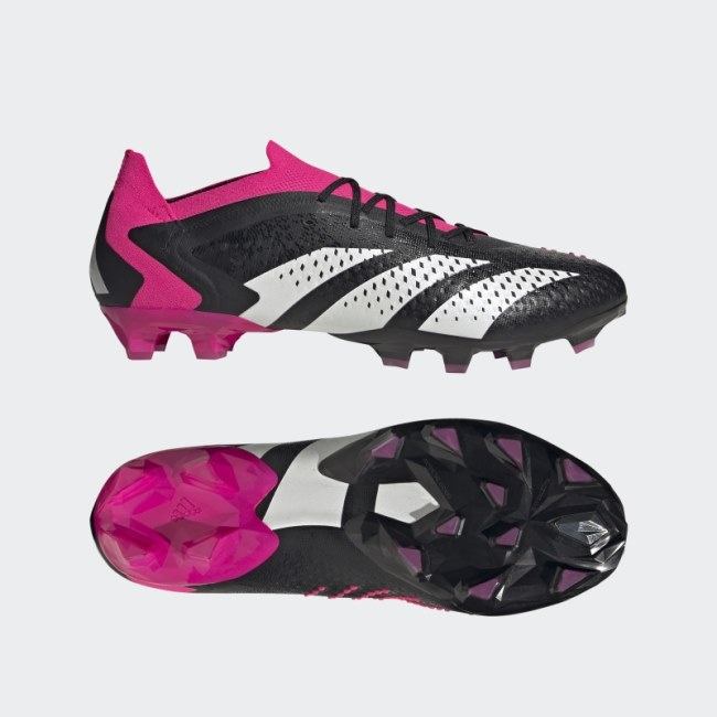 Adidas Black Predator Accuracy.1 Low Artificial Grass Boots