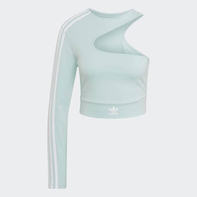 CROPPED TOP CUT-OUT Mint Adidas