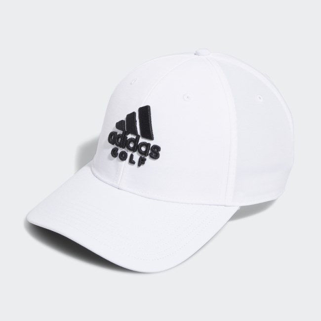 White Golf Performance Hat Adidas
