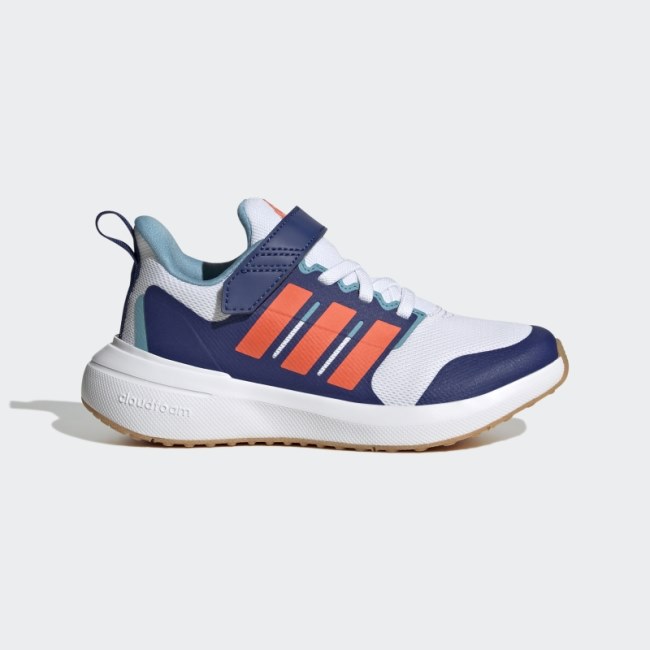 Adidas FortaRun 2.0 Cloudfoam Elastic Lace Top Strap Shoes Red