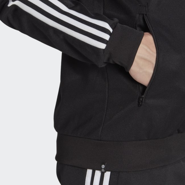 Adidas Black Adicolor Classics Beckenbauer Primeblue Track Jacket