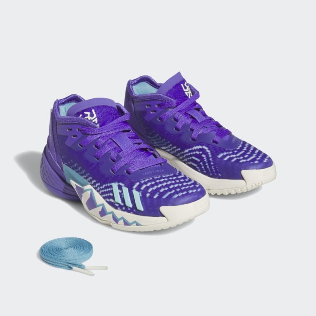 Purple Rush Adidas D.O.N. Issue #4 Basketball Shoes