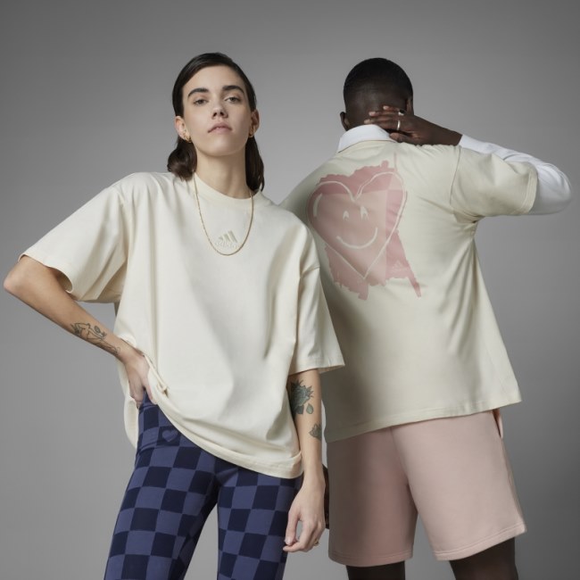 Adidas White Sportswear T-Shirt (Gender Neutral)