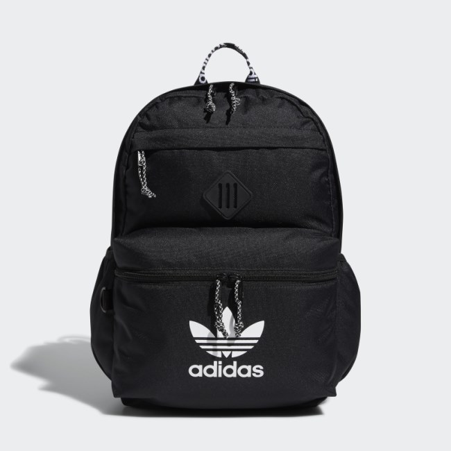 Black Trefoil Backpack Adidas