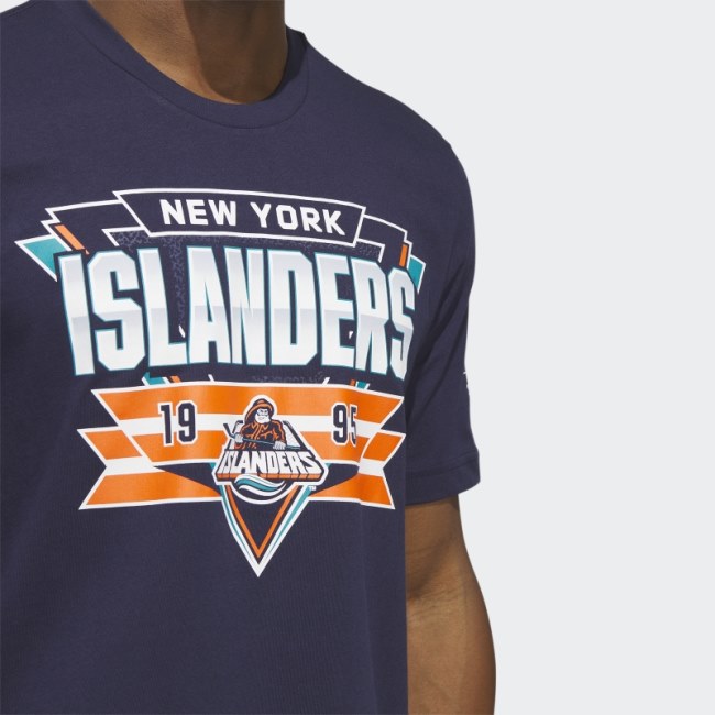 Islanders Playmaker Tee Dark Navy Adidas