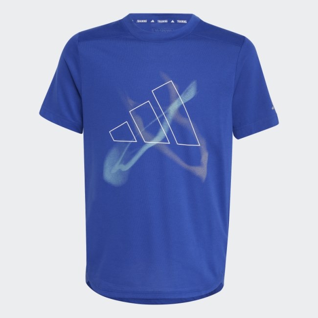Adidas AEROREADY Graphic T-Shirt Blue