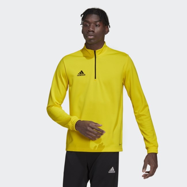 Adidas Entrada 22 Training Top Yellow