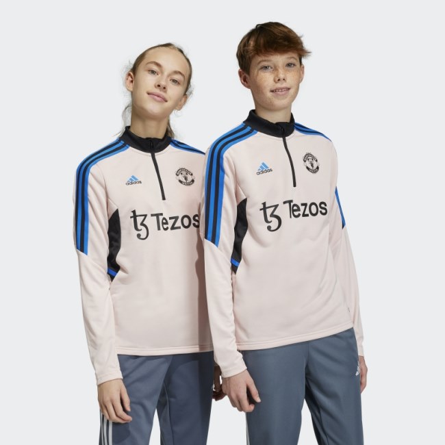 Icey Pink Adidas Manchester United Condivo 22 Training Top
