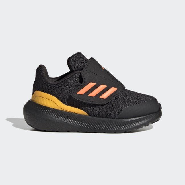 Adidas RunFalcon 3.0 Hook-and-Loop Shoes Black