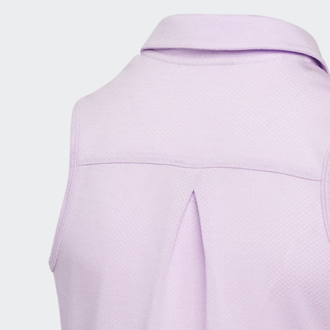 HEAT.RDY Golf Sleeveless Polo Shirt Lilac Adidas