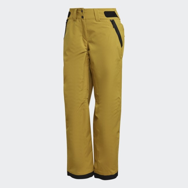 Olive Adidas Resort Two-Layer Insulated Stretch Pants