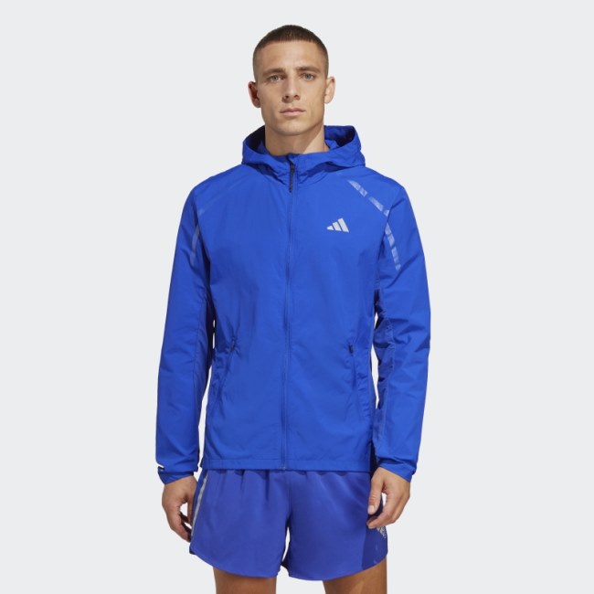 Adidas Blue Marathon Warm-Up Jacket