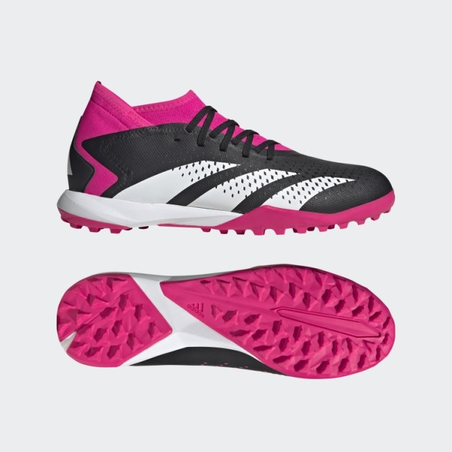 Pink Adidas Predator Accuracy.3 Turf Boots