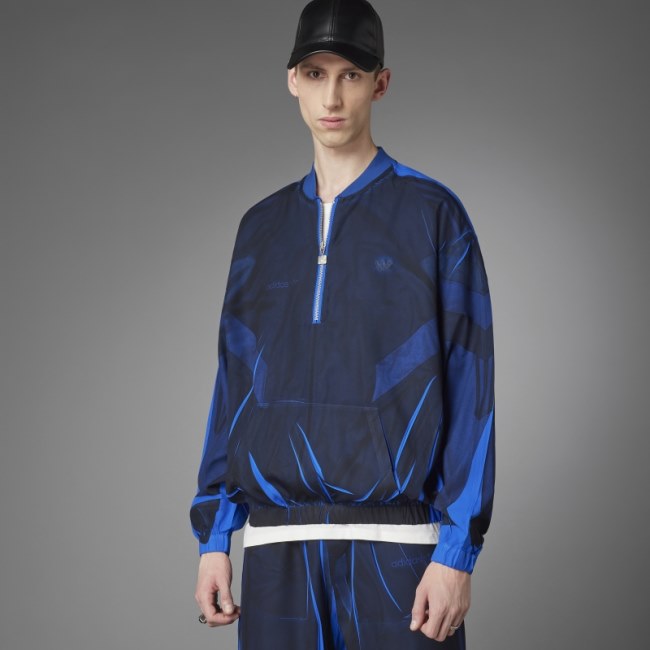 Blue Version Half-Zip Soccer Silk Track Top Adidas Blue