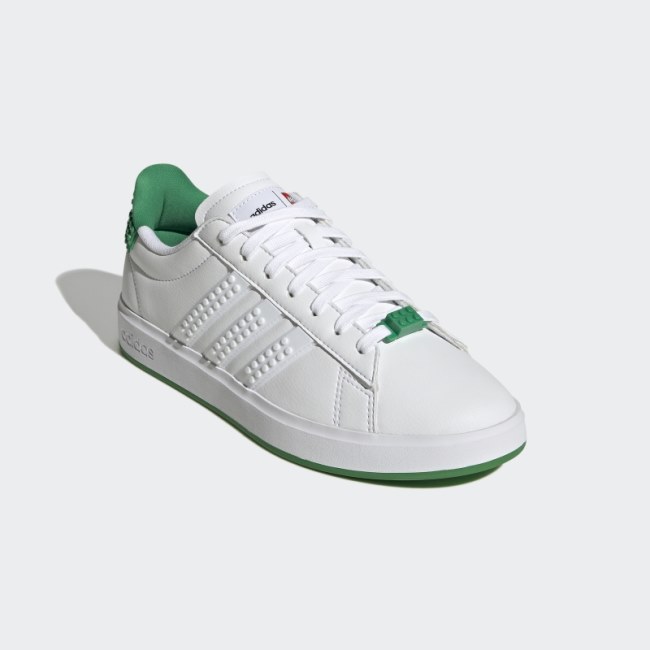 Adidas Grand Court x LEGO 2.0 Shoes Hot White