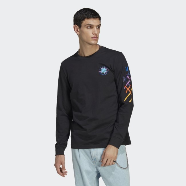 Wander Hour Long Sleeve Tee Black Adidas