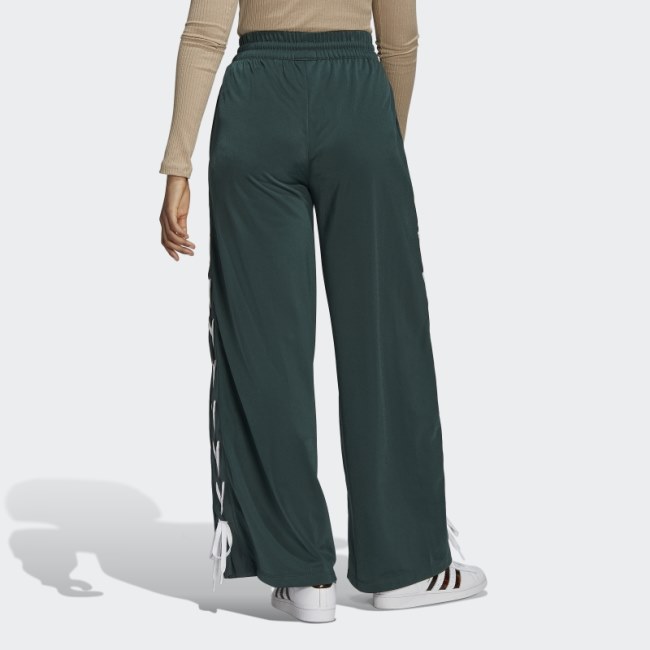 Always Original Laced Wide Leg Pants Adidas Mineral Green