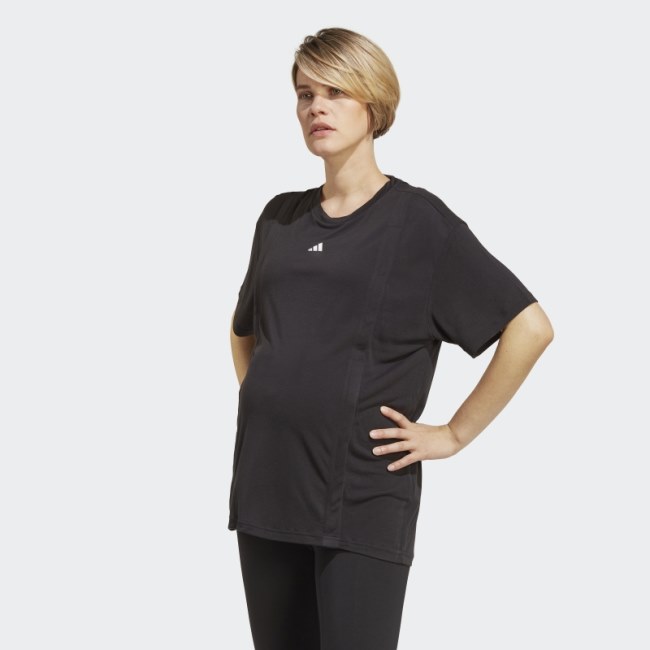 Adidas AEROREADY Train Essentials Nursing Tee (Maternity) White Fashion