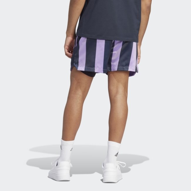 Satin Shorts Violet Adidas