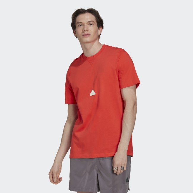 Adidas Red Classic Tee