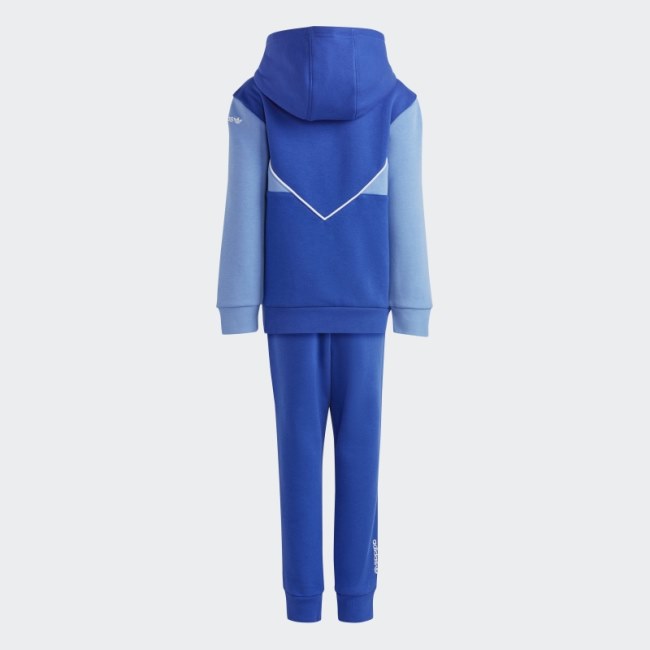 Adicolor Hoodie Set Blue Adidas