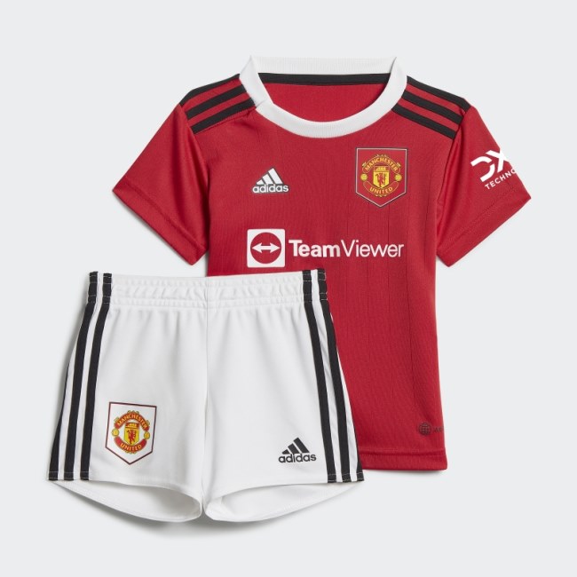 Manchester United 22/23 Home Baby Kit Adidas Real Red
