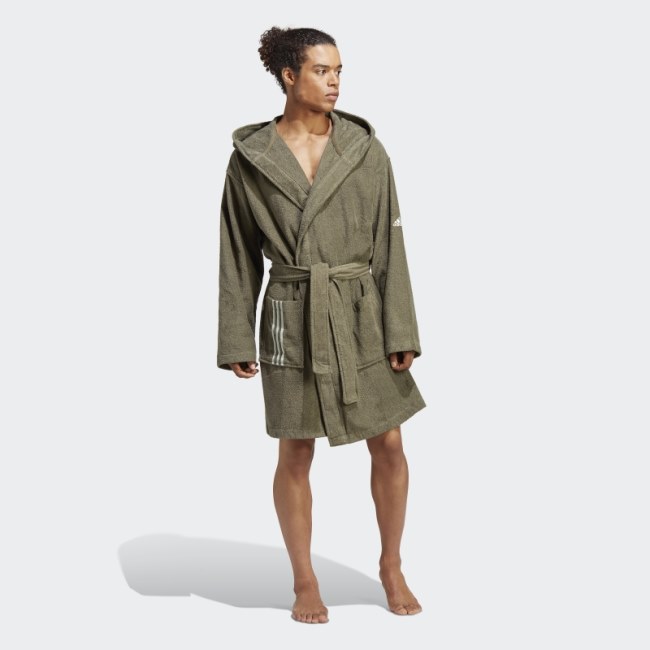 Adidas Olive Dressing Gown