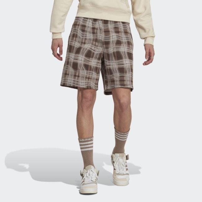 Chalky Brown Reveal Allover Print Shorts Adidas