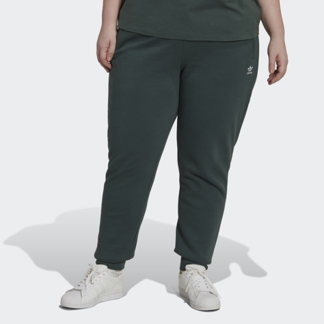 Adidas Adicolor Essentials Fleece Slim Joggers (Plus Size) Mineral Green