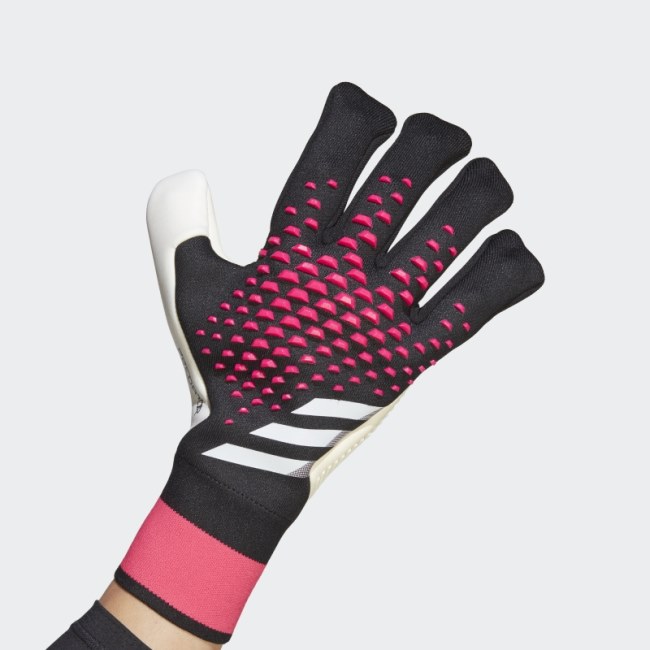 Adidas Predator Pro Promo Fingersave Goalkeeper Gloves Black