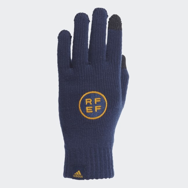 Adidas Navy Blue Spain Knit Gloves
