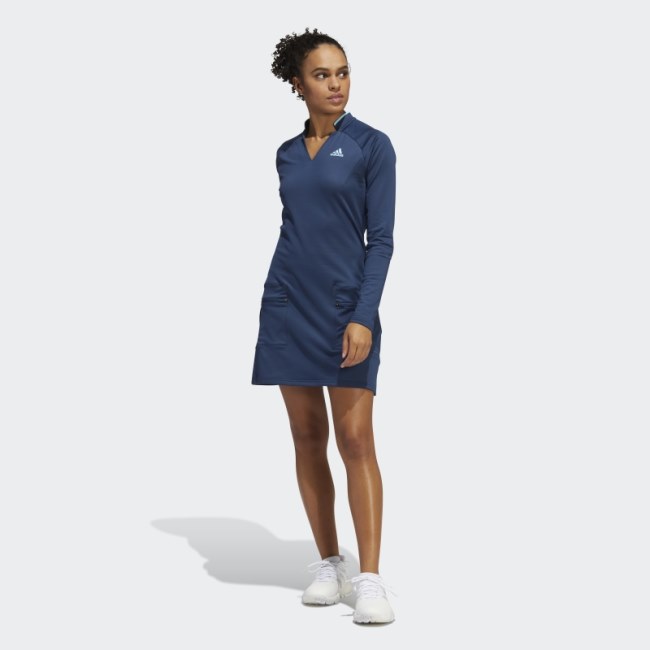 Adidas Warp Knit Golf Dress Navy