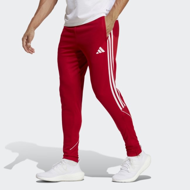 Red Adidas Tiro 23 League Pants Fashion