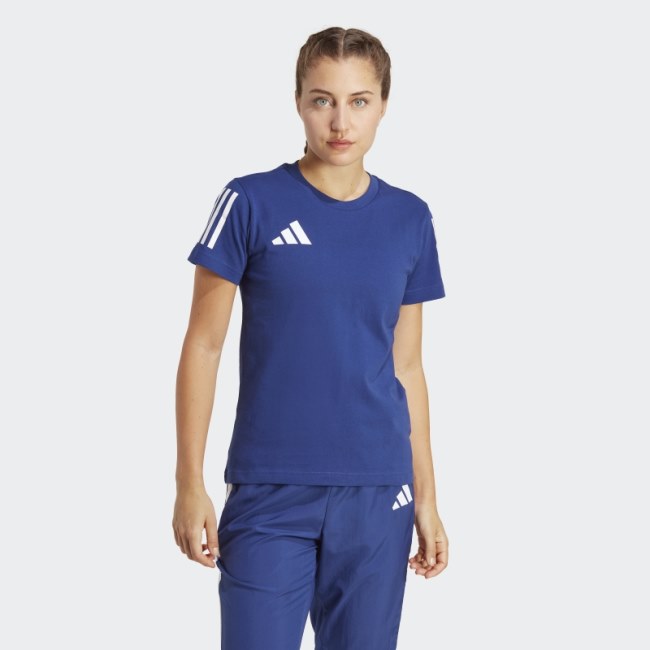 Adidas France Cotton Graphic T-Shirt Victory Blue