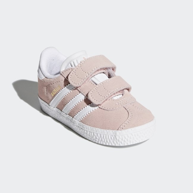 Adidas Gazelle Shoes Icey Pink/White