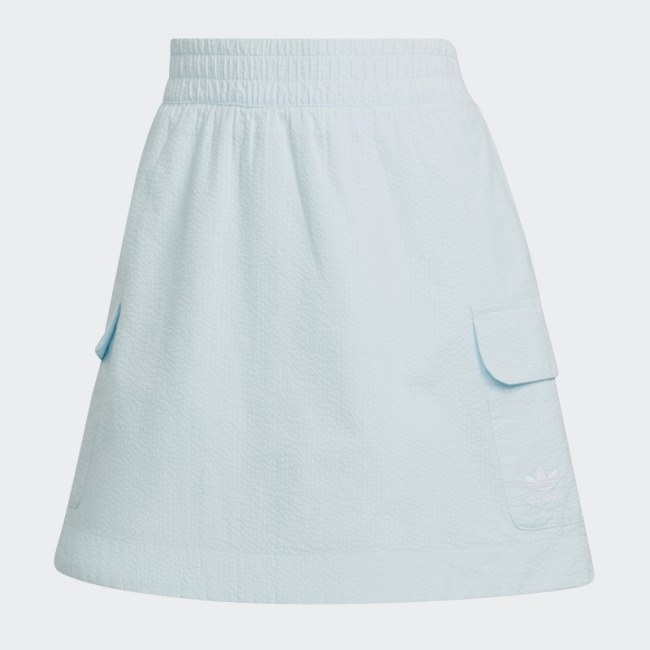 Adicolor Classics Poplin Skirt Blue Adidas