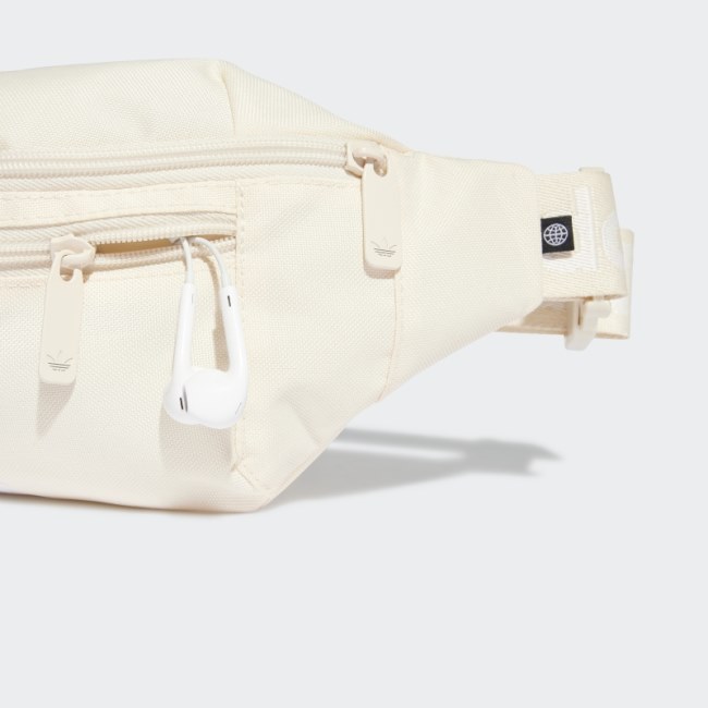 White Adidas Adicolor Classic Waist Bag