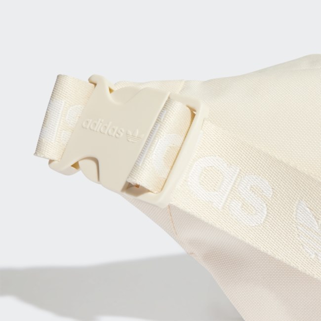 White Adidas Adicolor Classic Waist Bag