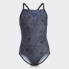 Adidas Shoes 8NL8812159 Adidas Kids Black Marvel Black Panther Swimsuit Adidas Black/Trace Grey