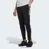 Adidas Shoes 8NL8815299 Adidas Men Black 3-Stripes Cuffed Joggers Black