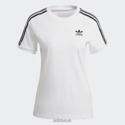 Adidas Shoes 8NL882791 Adidas Women Adicolor Classics 3-Stripes Tee White White